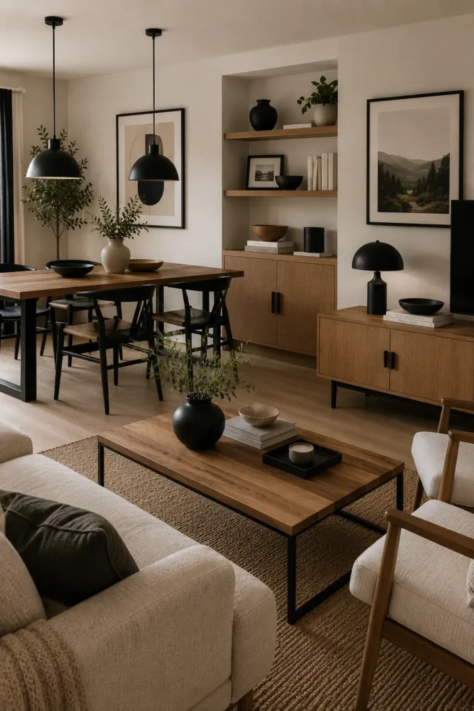 black-accents-mixing-wood-tones