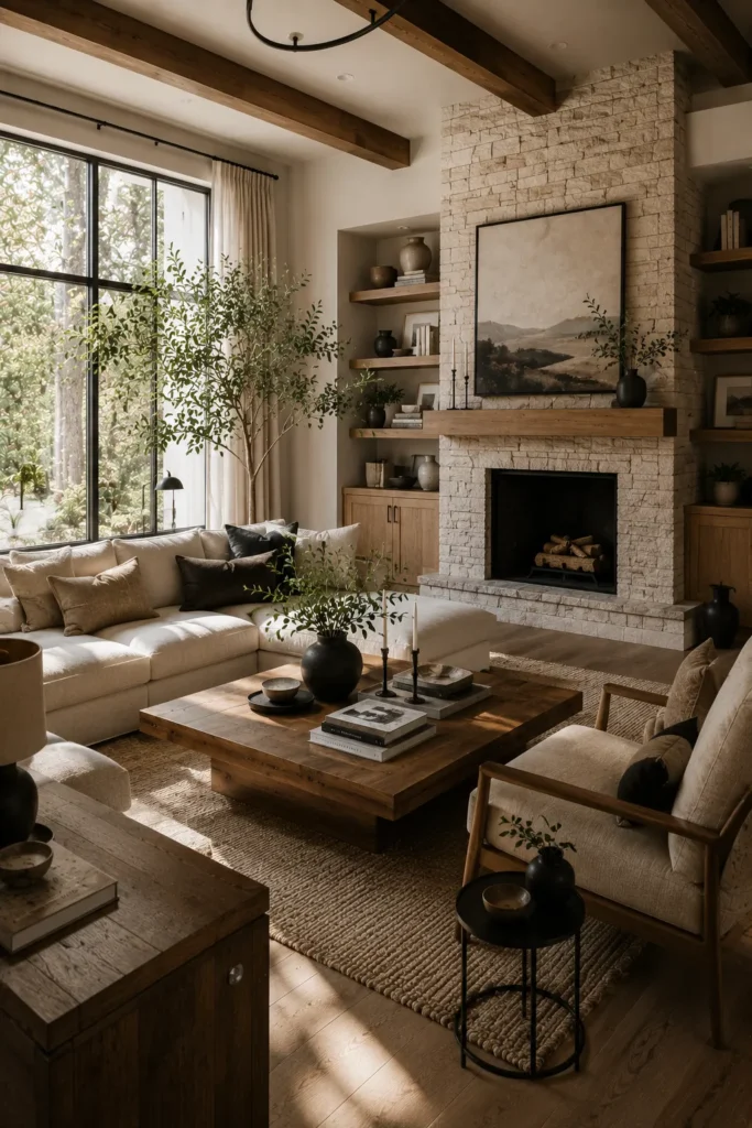 luxury-living-room-mixed-wood-tones